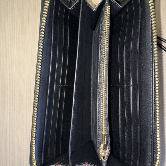 COACH Tatum Carryall Tote/ Zip Wallet Signature Canvas & Leather Brown Black NWT - Picture 13 of 14